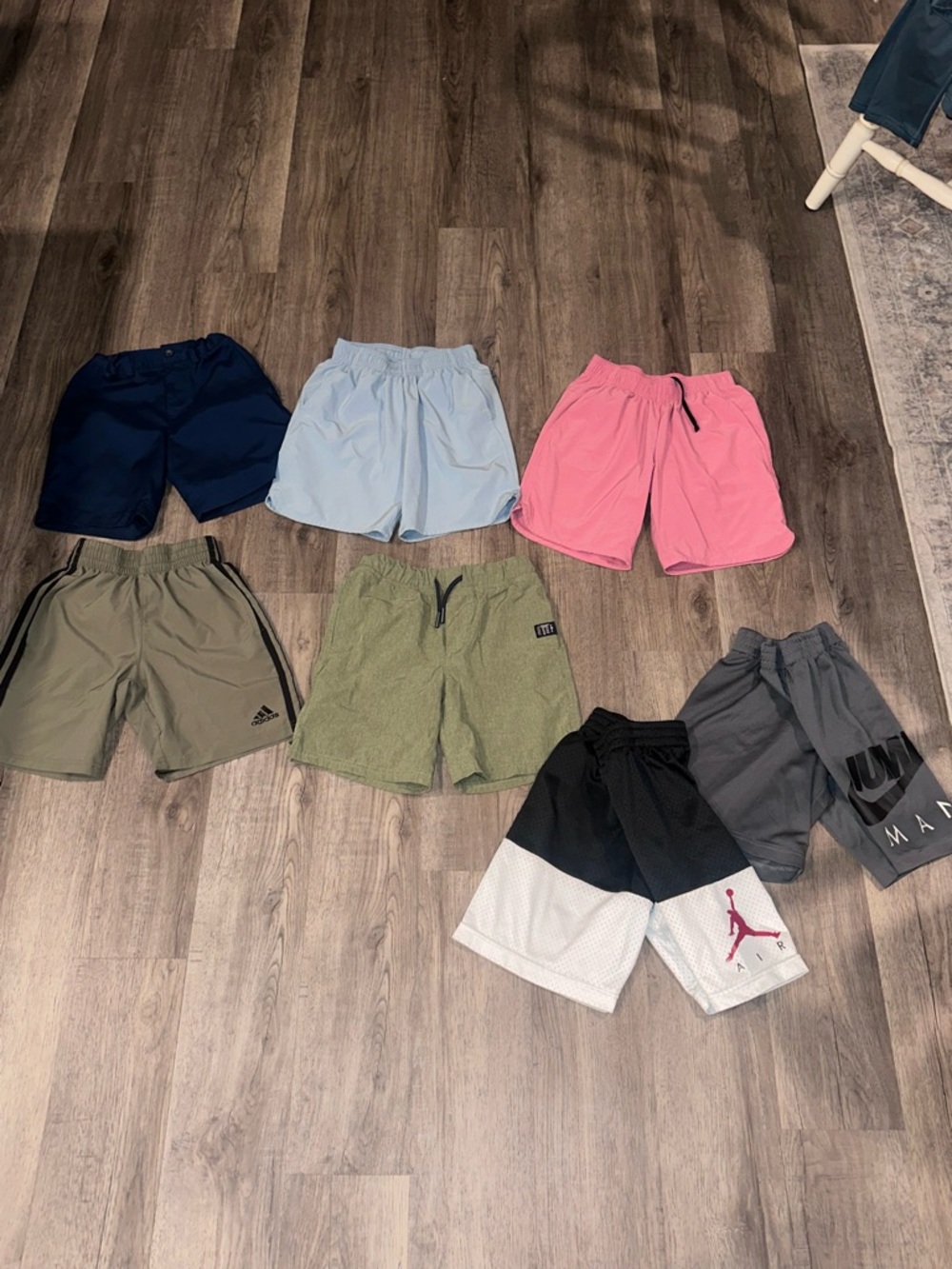 Target Kids Shorts Pack - Navy, Light Blue, Pink, Olive, Gray, Black/White